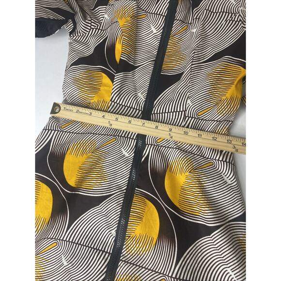 Ray Darten Jamila Afrocentric Ethnic Boho Dress S Bell Sleeve Coquette - Picture 8 of 9